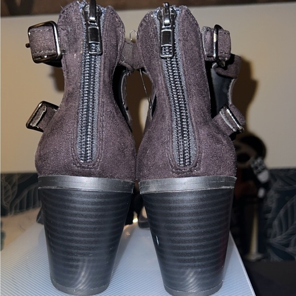 Soda Heels Womens 8.5 Black Zipper - Picture 5 of 8